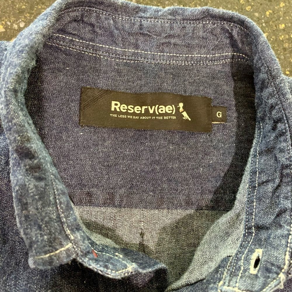 Reserv(ae) Denim Shirt. France. Large - Picture 6 of 6